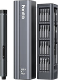 Fanttik E1 Max Electric Screwdriver, Mini Precision Screwdriver Set, 50 Magnetic Bits, Magnetic Storage, 5/32‘’Hex, Repair Tool Kit for Electronics Phone Camera Laptop Watch (Grey)