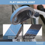 1-1/2 x 30 Inch Zirconia Sanding Belts for Pipe Tube Polisher Sander, 1.5x30" 60 Grit Sander Belts for Pipe Belt Sander, 1-1/2" x 30" Zirconia Grinding Sand Paper for Metal Burnishing, 15 Pack