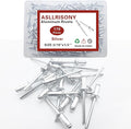 170pcs Silver 3/16" x 1/2" Aluminum Blind Rivets, 4.8x 12.7mm Pop Rivets,Aluminum Grip and Steel Mandrel