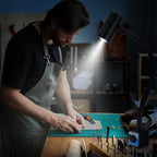 14W Magnetic Work Light, Magnetic Base LED Shop Lamp, Magnetic Task Lights for Lathe,Wood Lathe Tools,Drill Press,Bandsaw,Bench Grinder,Work Bench,Industrial Lighting