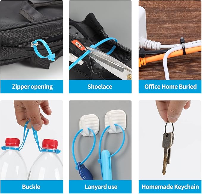 XINGO 100PCS Cable Zip Ties Heavy Duty, Premium Nylon Plastic Wire Ties with 50 Pounds Tensile Strength, Self-Locking Black Nylon Zip Ties for Indoor and Outdoor (10 inch, Pink)