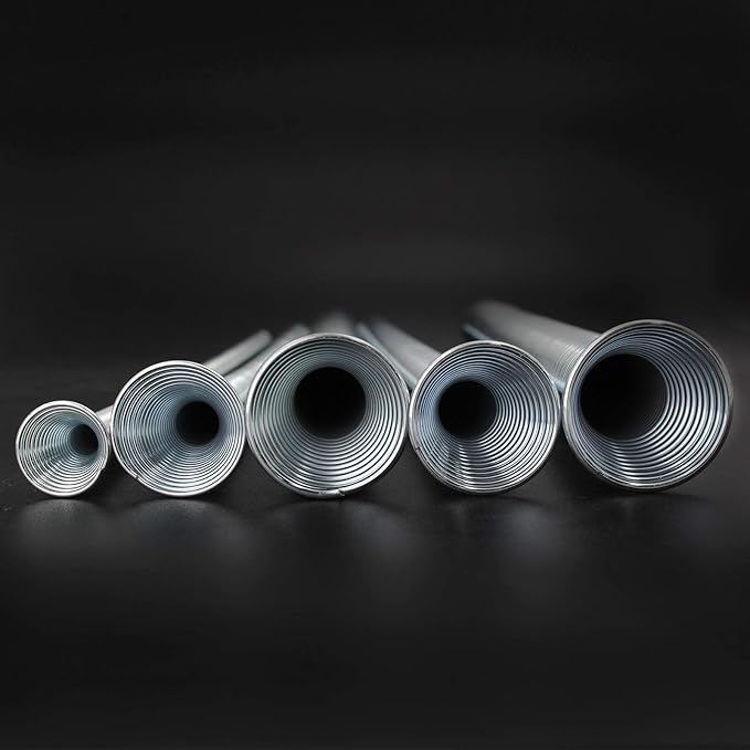 10 Pack Spring Tube Bender Set 1/4'', 3/8'', 1/2'', 5/8'' and 3/4'' for Copper, Aluminum and Thin Wall Steel Tubing Bender Kit, 13.78" / 350mm Length