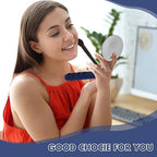 1 Pcs Telescoping Inspection Mirror Mechanics Automotive Tool with Long Handle Extendable Mirror on a Stick for Technicians Mechanics Contractors Checking Observation(Blue,Round)