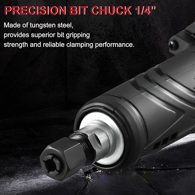 AOBEN Power Die Grinder Tool, 1/4" Electric Corded Die Grinder, 28000 RPM Heavy Duty Low Noise for Metal Grinding, Polishing, Deburring, Welding Repair