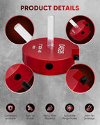 Saker PVC Pipe Reamer Kit, PVC Fitting Saver with 1-1/2inch,2inch,3inch,4inch Head, For SCH40, ABS Pipe,CPVC Perfect for Plumbing Repairs, Fits Standard 1/2" Drill