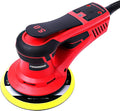 Electric Random Orbital Sander,PioneerWorks Brushless Motor,Powerful 350W & Low Vibration Palm Sander,10000 RPM Variable Speed,6-Inch For Woodworking, Polishing,Carpentry