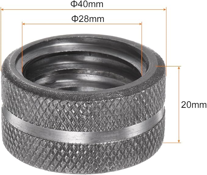 HARFINGTON 24" Pipe Wrench Nut Alloy Steel Replacement Parts for 24-inch Adjustable Pipe Wrench