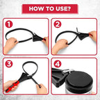 2-Piece Rubber Strap Adjustable Wrench Set Diameter 4" and 6", Oil Filter Pipe Jar Opener Strong Grip Plumbers Universal Spanner for Drain Sewer Cap Sink Pliers Nut Shower Head Valve Removal