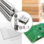 Precision Mini Electric Table Saw, DIY Hobby Handmade Woodworking Bench Cutting Machine Adjustable Cut Depth Small Desktop Saw for Miniature Wood Craft (Regular style)