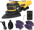 350W 3A Electric Delta Random Orbital Sander Mouse Sander with Pluggable Wire, Sanders for Woodworking, Primary Wood and Panel Processing,3MM