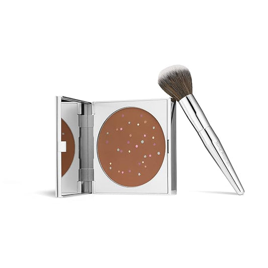 Magic Minerals by Jerome Alexander Jumbo Size Mineral Powder Foundation with Color Correctors, Antioxidant Skincare Formula (Dark)-VeraVaultWomen