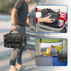 Hanging Toiletry Bag for Men, Tactical Dopp Kit Toiletry Travel Bag, Large Hygiene Organizer Shower Bag for Camping Outdoor, Black Digital