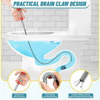 35.5 Inch Drain Clog Remover Tool (1pc), 30 Inch Sink Snake Drain Tool (5 pcs) & 59 Inch Tube Drain Brush (3 pcs), Effective Hair Drain Clog Remover for Toilet, Kitchen Sink, Bathroom, Shower, Sewer