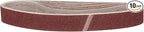 1 x 42 Inch Sanding Belt, 10 Pcs 60 Grit Knife Sharpener Belts Work Sharpening for Belt Sander Knife Carving Tool Metal Working