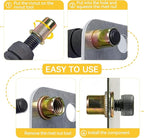 Rivet Nut Tool Kit, 320pcs SAE & Metric Rivet Nut Assortment Kit (M3-M6, #6-32, #8-32, #10-24 and 1/4-20), Carbon Steel Flat Head Threaded Insert for Automotive, Mechanical & Equipment Repairs