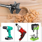 1-1/2 Inch Forstner Drill Bit, Carbide Tipped Forstner Bit for Hard Wood, Wood Drilling Hole Saw Set Woodworking Hinge Cutter Tool Kits for Wood Plastic Plywood