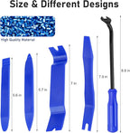 GLK Auto Trim Removal Tool Set, 5pcs Plastic Pry Tool Kit, Auto Trim Tool, Prying Tool, Car Door Panel Clip Revmoal Tool, Fasteners Remover