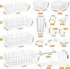 95 Pieces Pegboard Accessories Set Including Pegboard Storage Basket with Hooks Pegboard Cups with Holder Wire Shelf Tissue Storage Box Clothes Board for Garage Storage Craft Workshop (Clear)