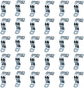 1-1/2" 30PCS Zinc-Plated Steel Pipe Strap Clamps, U Bracket Pipe Strap Clamp, Conduit Clamps, for Pipes Fixing on Various Surfaces