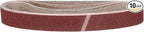 1 x 42 Inch Sanding Belt, 10 Pcs 40 Grit Knife Sharpener Belts Work Sharpening for Belt Sander Knife Carving Tool Metal Working