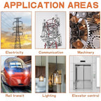 10 Circuits 10 Positions Terminal Block 20-30A 200-450V Dual Row Screw Terminals Strip with 60 PCS Heat Shrink Wire Fork Connectors(Pack of 3pcs)