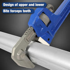 Drop Forged 2 Piece (12", 18 ") Pipe Wrench Set: Heavy Duty Hand Tools with Adjustable Plumbing Wrench, Exceed GGG standard