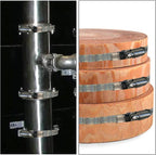 20 pack,Hose Clamp Fasteners only,DIY 304 Stainless Steel Adjustable Pipe Worm Clamp Fasteners for Air Duct Clamps,Exhaust Wrap Clamps,Water Pipe,Pole Mount and Metal Strapping