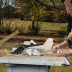 Generic Table Saw 10 Inch, 5500 RPM 15A Powerful Table Saw with Protective Cover, 254 x 15.8 x 24T Blade, 0-45°Cutting Range for Metal, Woodworking, Plastic