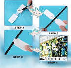 60 Pieces Self-Adhesive Cable Labels, Paste Wire Labels, Nylon Writable Cord Tags Waterproof White Wire Cable Tags for Electronics Office Computers Management and Identification