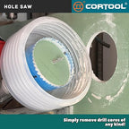 1-1/2 Inch Hole Saw with Arbor for Metal and Wood Cutting, Bi-Metal Hole Cutter, 1-1/2" Hole Saw Kit for Drywall, Wood, PVC Boards, Fiberglass and Vent Pipes