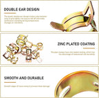 111pcs 6-22mm Spring Band Hose Clamp Kit,Tube Fastener Clips For Fuel Line Water Clamps