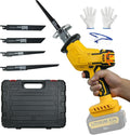 Cordless Reciprocating Saw for DeWalt 20V Battery, Sawzall Tool-Free Blade Change with 4 Saw Blade,0-3000 SPM Variable Speed for Wood/Metal/PVC Cutting, Tool Only, No Battery