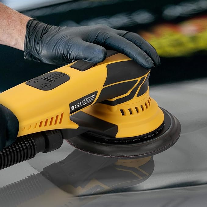 350W 3A Electric Random Orbital Sander with Pluggable Wire, Central Vacuum, Sanders for Woodworking, Primary Wood and Panel Processing