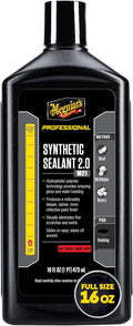 Meguiar's Professional Synthetic Sealant 2.0 M2116 - Premium Synthetic Car Paint Sealant, Long-Lasting Protection, Additional Gloss and Hydrophobic Properties for High Water Beading, 16 Oz Liquid