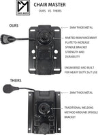 Chair Master (Low Table Chair, Standard Casters - Easy to Clean! Ergonomic Polyurethane Chair. Seat Height Range 15.5"-20.5".