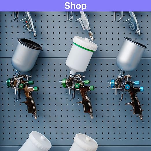 Moxweyeni 150 Pack Pegboard Hooks 3 Inch Metal Display Hooks Suitable for 1/8 Pegboard Accessories for Garage, Office, Kitchen, Store