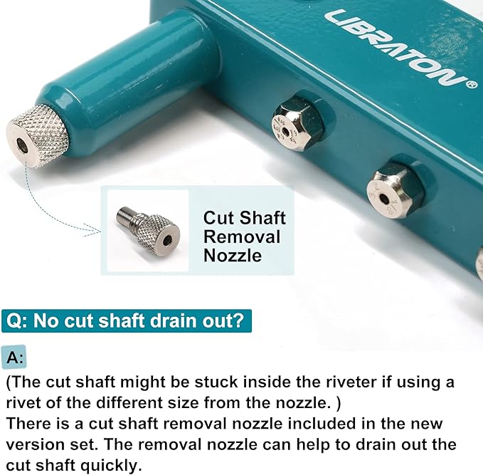 Rivet Gun, Rivet Gun Kit, Pop Rivet Gun, 80PCs Metal Rivets and 4 Drill Bits, Heavy Duty Hand Riveter, Rivet Gun Tool for Metal, Automotive, Blind Rivets 3/32" 1/8" 5/32" 3/16"