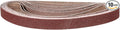 1-1/8 x 21 Inch Sanding Belt, 10 Pcs 40 Grit Knife Sharpener Belts Work Sharpening for Belt Sander Knife Carving Tool Metal Working
