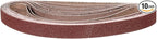 1-1/8 x 21 Inch Sanding Belt, 10 Pcs 40 Grit Knife Sharpener Belts Work Sharpening for Belt Sander Knife Carving Tool Metal Working