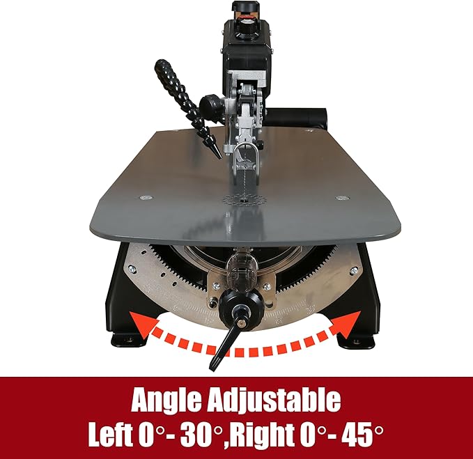 Bucktool 22 Inch Variable Speed Scrow Saw, 1.3A Scroll Saw for Woodworking