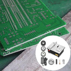 Precision Mini Electric Table Saw, DIY Hobby Handmade Woodworking Bench Cutting Machine Adjustable Cut Depth Small Desktop Saw for Miniature Wood Craft (Regular style)