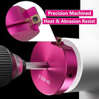 9-piece Pipe Reamer Kit Plastic CPVC ABS Pipe Reamer Tool Size 1/2", 3/4", 1", 1-1/4", 1-1/2", 2", 2-1/2", 3", 4", for Standard 1/2" Drills (9)