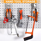 Shimeyao 100 Pcs Peg Board Shelving Hooks Stainless Steel Hanging Board Pegs Wall Display Hooks Bulk for 1/8 1/4 Garage Storage Organizer Accessories(4 Inch,Black)