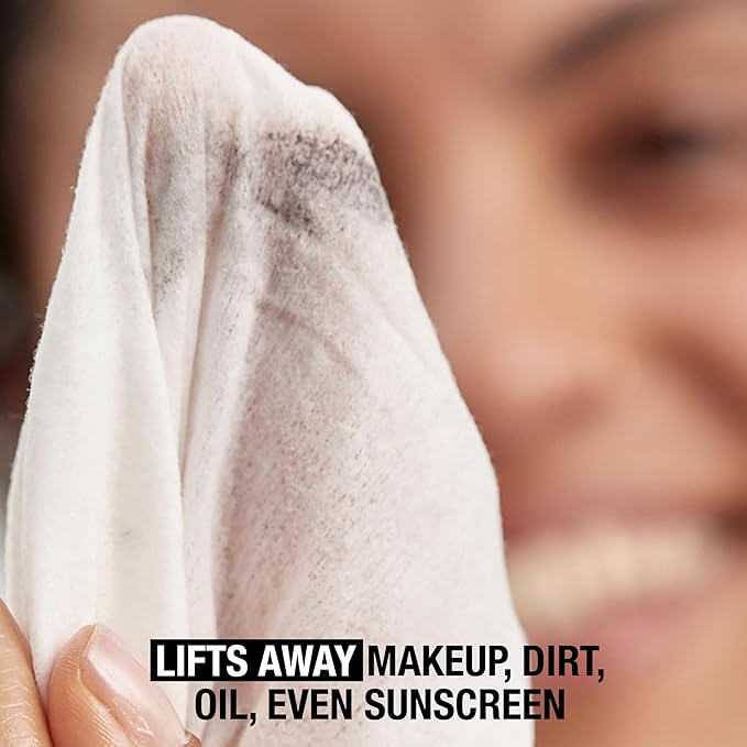 Neutrogena Fragrance-Free Makeup Remover Wipes, Daily Facial Cleanser Towelettes, Gently Removes Oil & Makeup, Alcohol-Free Makeup Wipes, 25 ct-VeraVaultWomen