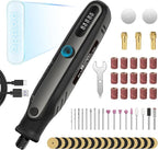 HARDELL Mini Cordless Rotary Tool 4V, 5-Speed Rotary Tool Kit with 69 Accessories, Power Rotary Tool for Cutting, Engraving, Sanding, Drilling, Polishing, Small Wood Carving tool or DIY Crafts(Black)