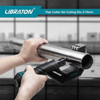 Libraton Copper Tube Cutter 1/4" to 2-3/4", Tube Cutter, Heavy-duty Tubing Cutter for Copper Pipe with Deburring Tool