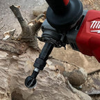 5/8"-11 Thread Angle Grinder Extension Shaft Set Electric Drill Conversion Collets Adapter Woodworking Tool Accessories Include Spring Collet 1/4" & 1/2" 3PCS Black