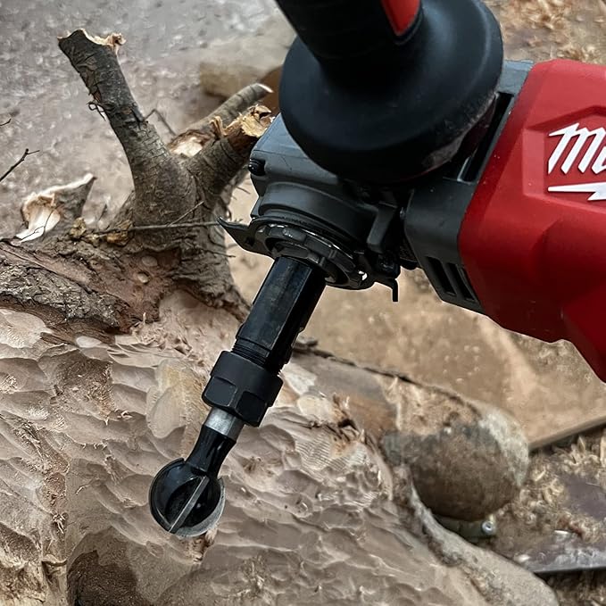 5/8"-11 Thread Angle Grinder Extension Shaft Set Electric Drill Conversion Collets Adapter Woodworking Tool Accessories Include Spring Collet 1/4" & 1/2" 3PCS Black