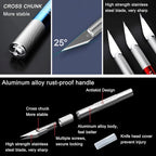 38pcs 8" Exacto Knife & Blades Set for Crafts, Utility Razor Xacto Knife, Paper Cutter(Exacto Utility Knife)