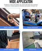 INCLY 1000PCS Pop Rivets Assortment Kit, 14 Sizes Black Rivets for Metal 3/32" 1/8" 5/32" 3/16" 1/4" and 5 Sizes 304 Stainless Steel Washers with Storage Case